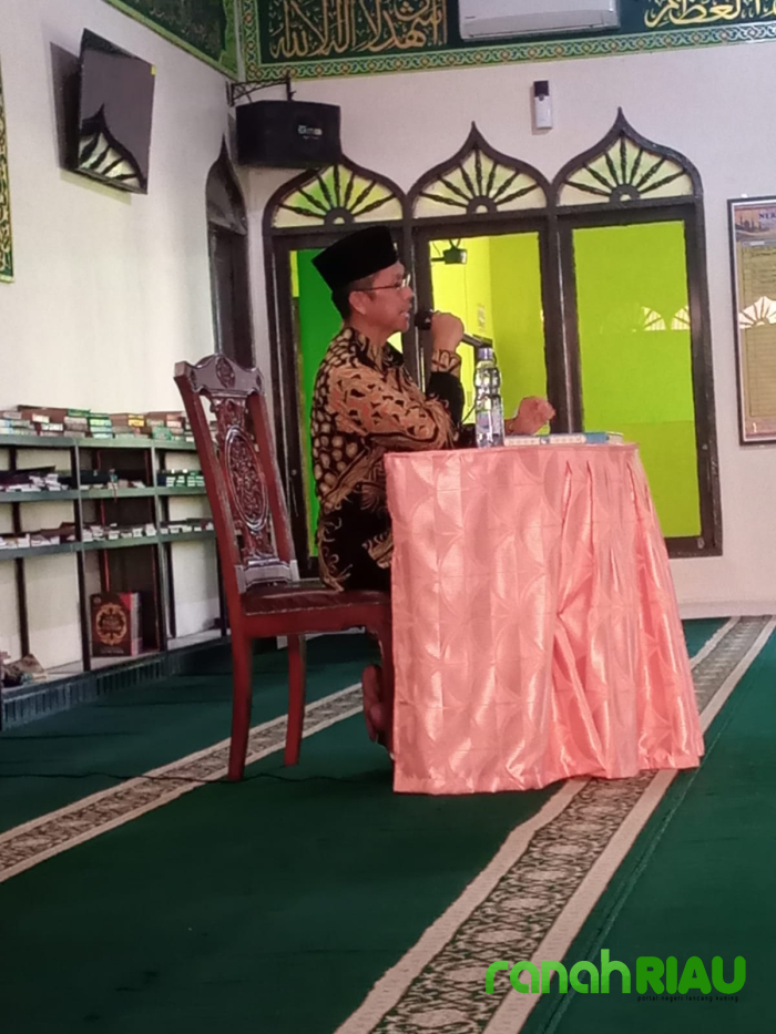 Sudah Ditunggu-tunggu, Doktor Ikhsan Taushiyah di Masjid Nurul Falah Tuah Karya